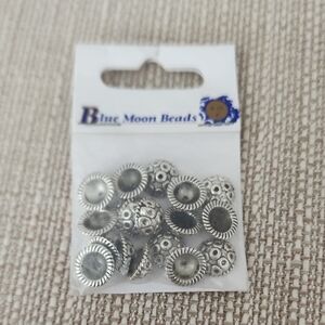 Blue Moon Beads Silver Decorative Beads